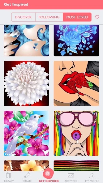 Colorfy: Coloring Book for Adults - Free screenshot 3