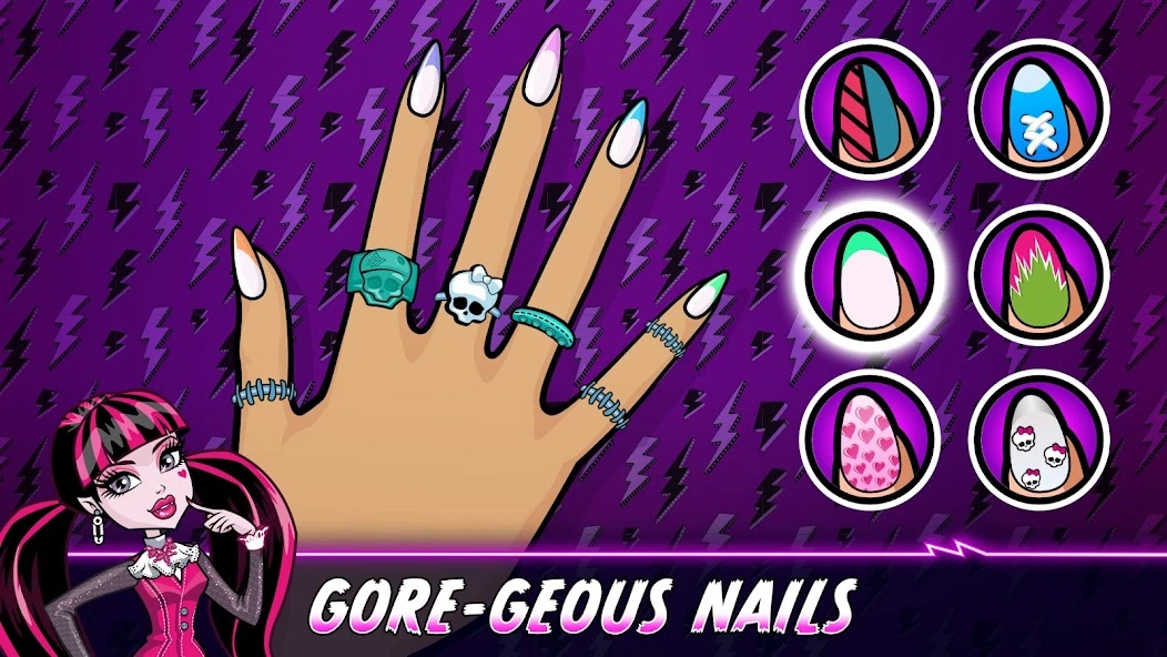 Monster High Beauty Shop: Fangtastic Fashion Game screenshot 5