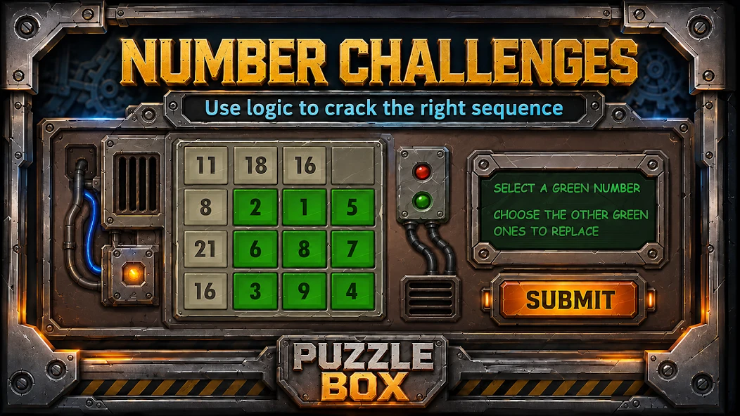 Metal Box ! Hard Logic Puzzle screenshot 2