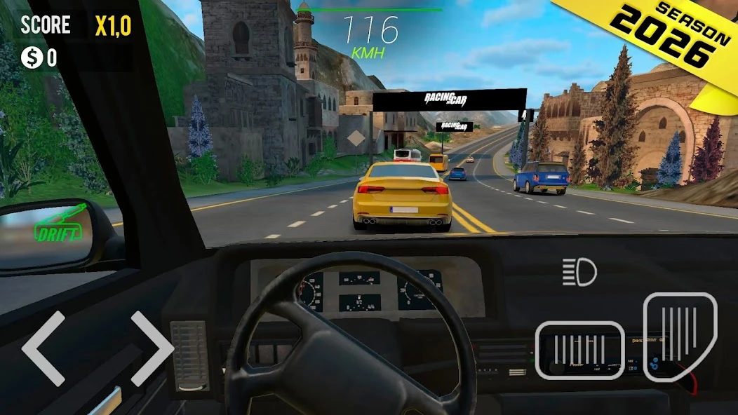 Racing in Car 2021 screenshot 3