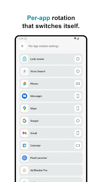 Rotation Control Pro APK screenshot 4