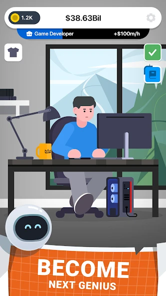 Cyber Dude: Dev Tycoon screenshot 1