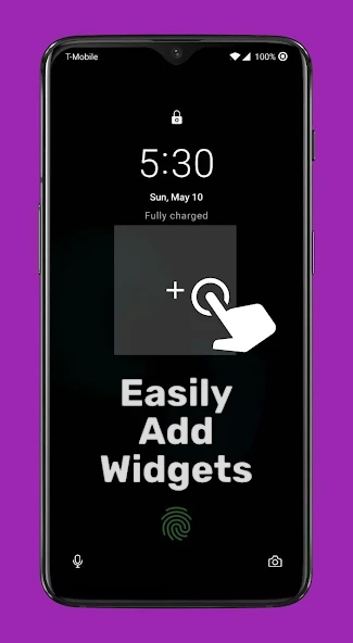 Lockscreen Widgets APK screenshot 2