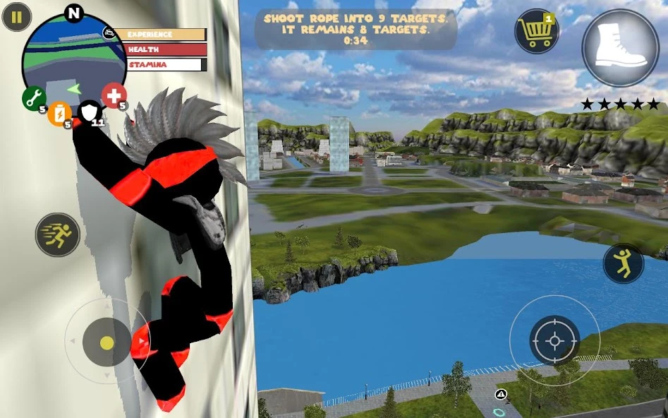 Stickman Rope Hero screenshot 4