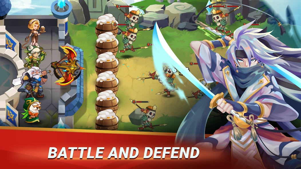 Castle Defender Premium: Hero Idle Defense TD screenshot 5