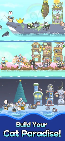 2048 Kitty Cat Island screenshot 3