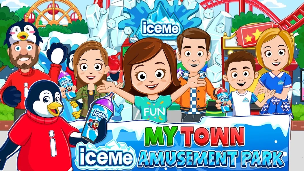 My Town : ICEME Amusement Park Free screenshot 1