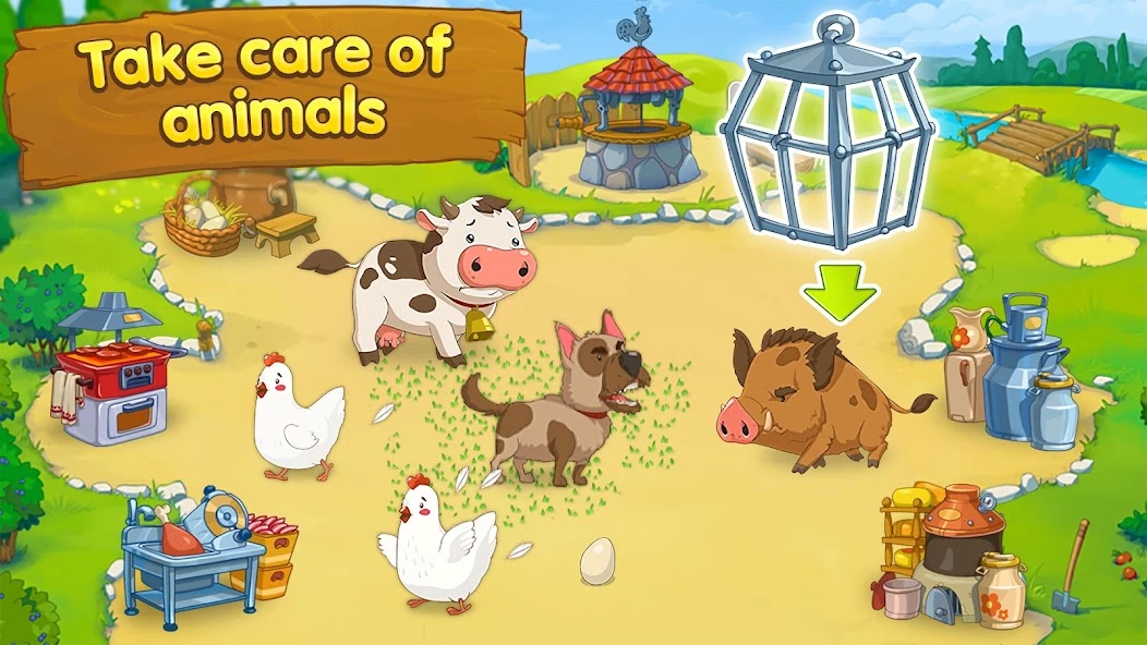 Jolly Days Farm: Time Management Game screenshot 4