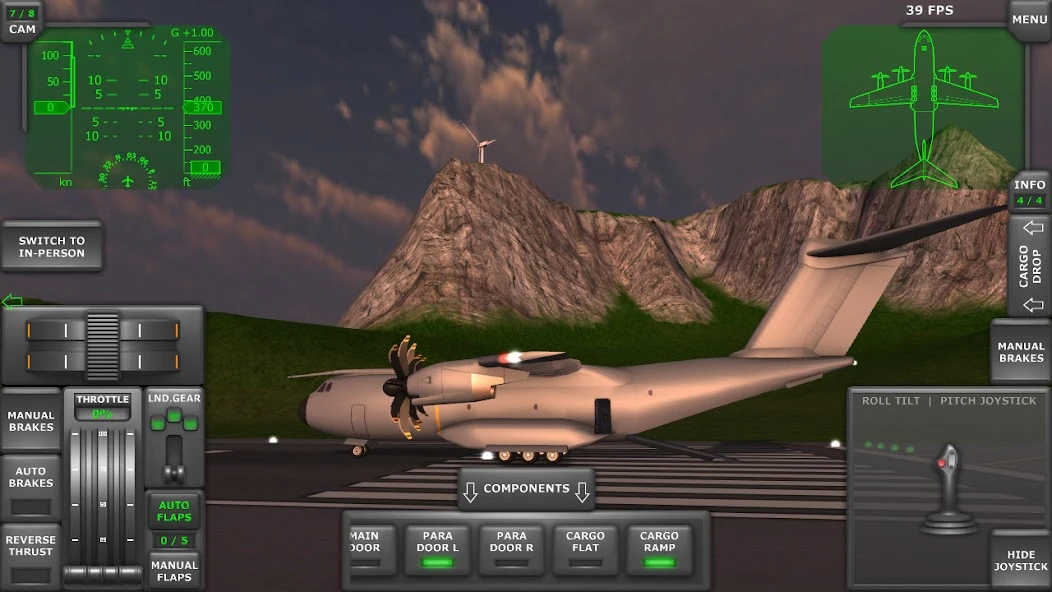 Turboprop Flight Simulator 3D screenshot 2