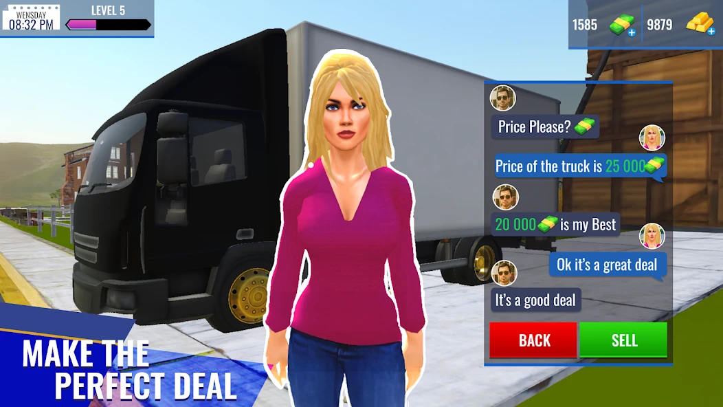 Truck Sales Simulator APK screenshot 2