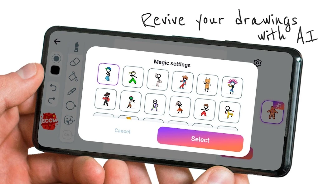 Stickman: draw animation Premium APK screenshot 3