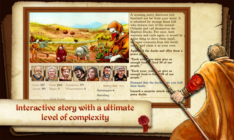 King of Dragon Pass: Text RPG APK screenshot 5