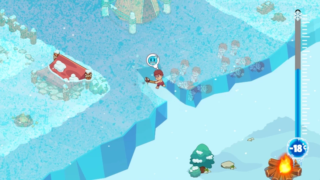 Icy Village: Tycoon Survival APK screenshot 1