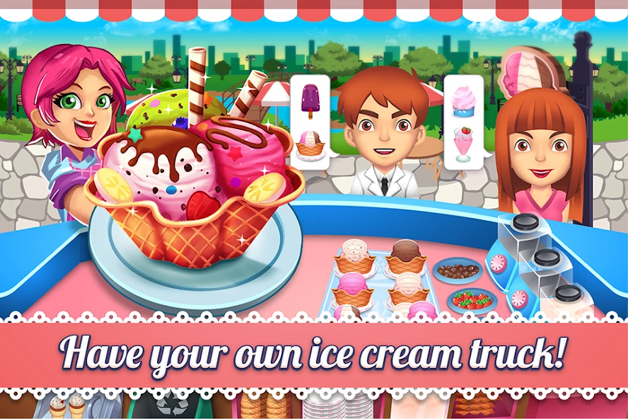 My Ice Cream Shop - Time Management Game screenshot 1