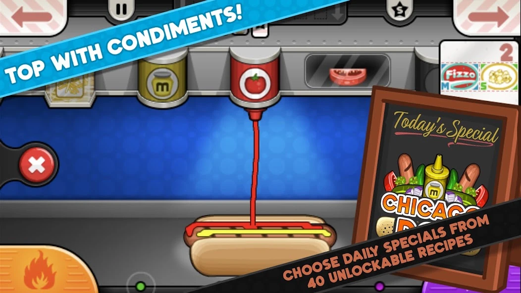 Papa’s Hot Doggeria To Go APK screenshot 3