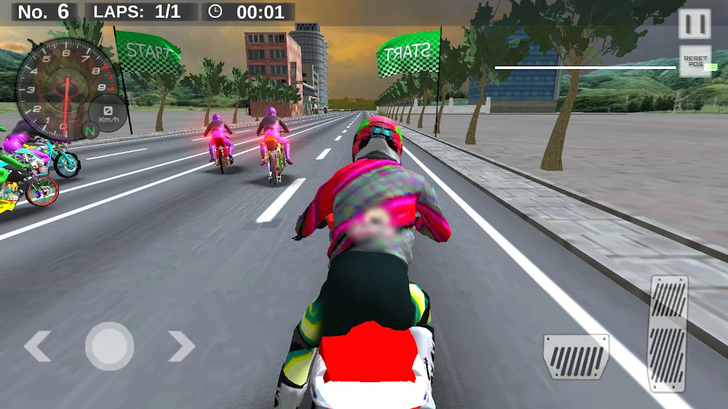 Real Drag Bike Racing APK screenshot 1