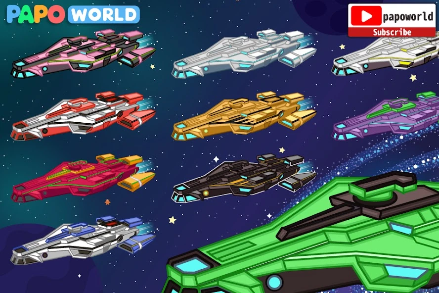 Papo Town Spaceship APK screenshot 4