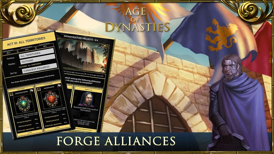 Age of Dynasties: Medieval War (Offline Strategy) screenshot 3
