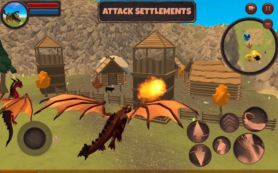 Dragon Simulator 3D: Adventure Game screenshot 4