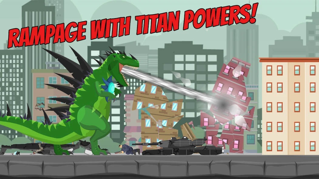 Hybrid Titan Rex: City Rampage screenshot 4