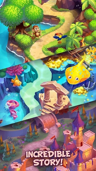 Solitaire Magical Tour: Tripeaks Puzzle Adventure screenshot 2