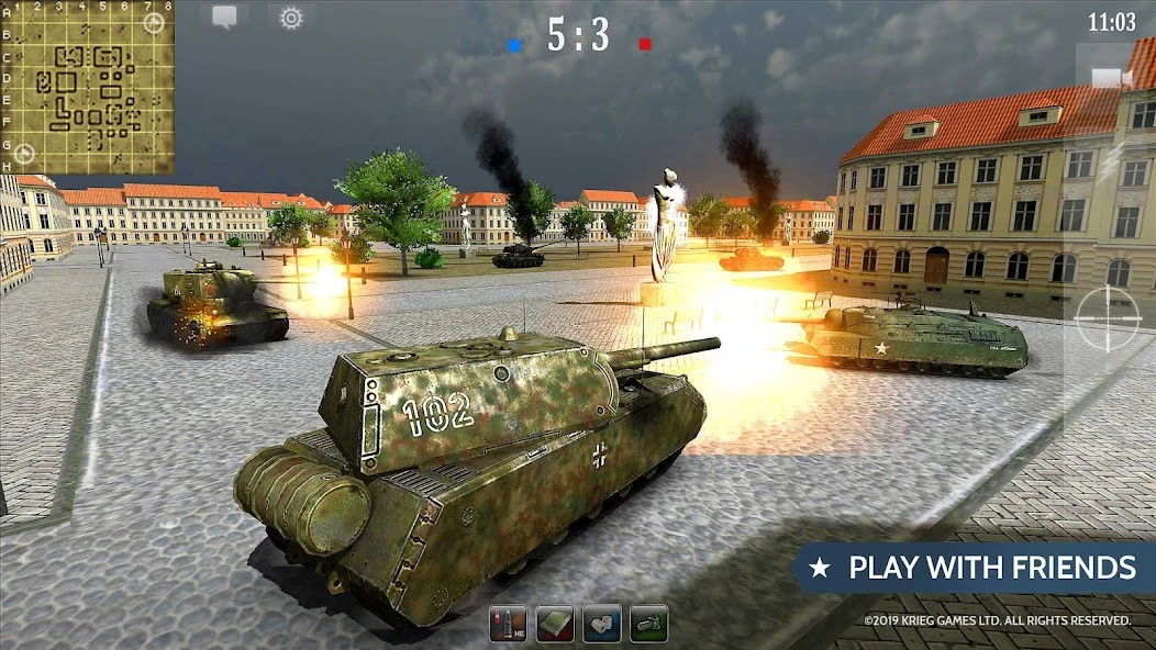 Armored Aces - 3D танки онлайн screenshot 3