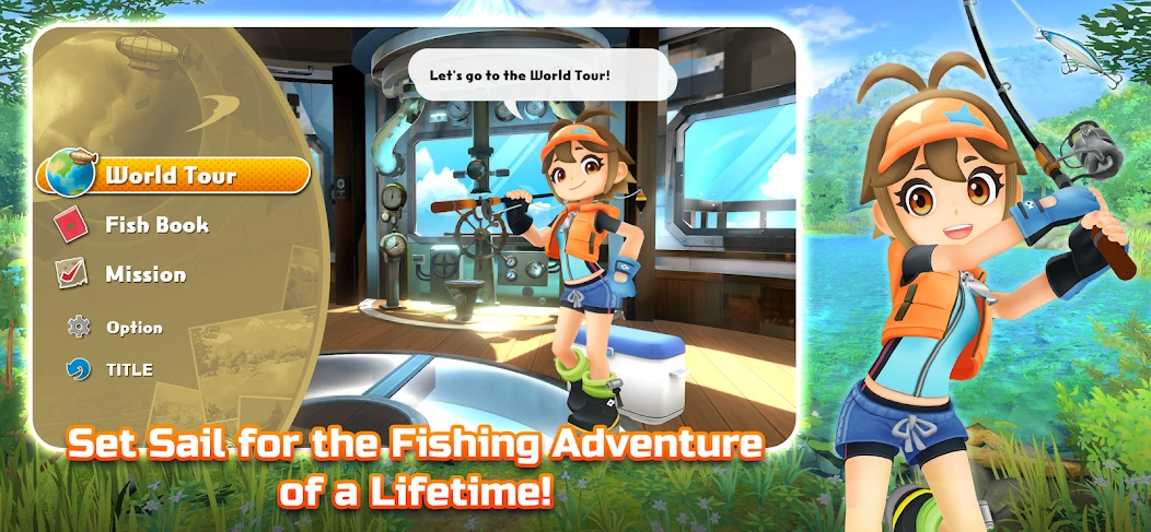 Crunchyroll: Fishing Star WT screenshot 2