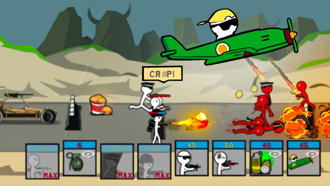 Stickman Army: World War Legacy Fight screenshot 3