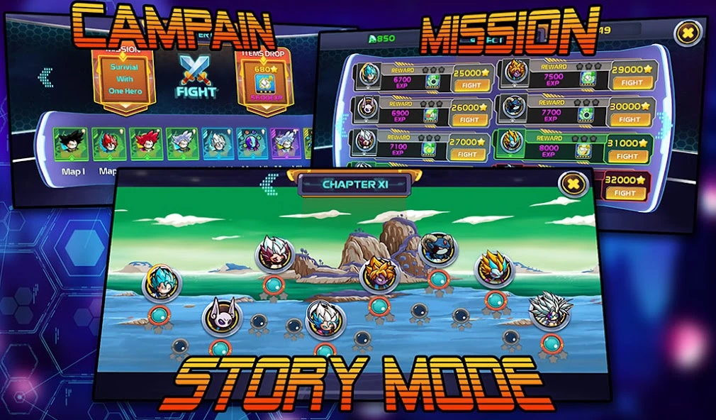 Stickman Warriors Dragon Legend Super Battle Fight APK screenshot 4