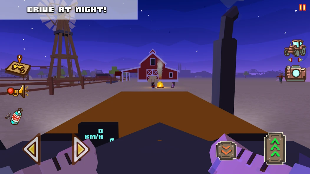 Blocky Farm Racing & Simulator - free driving game screenshot 5