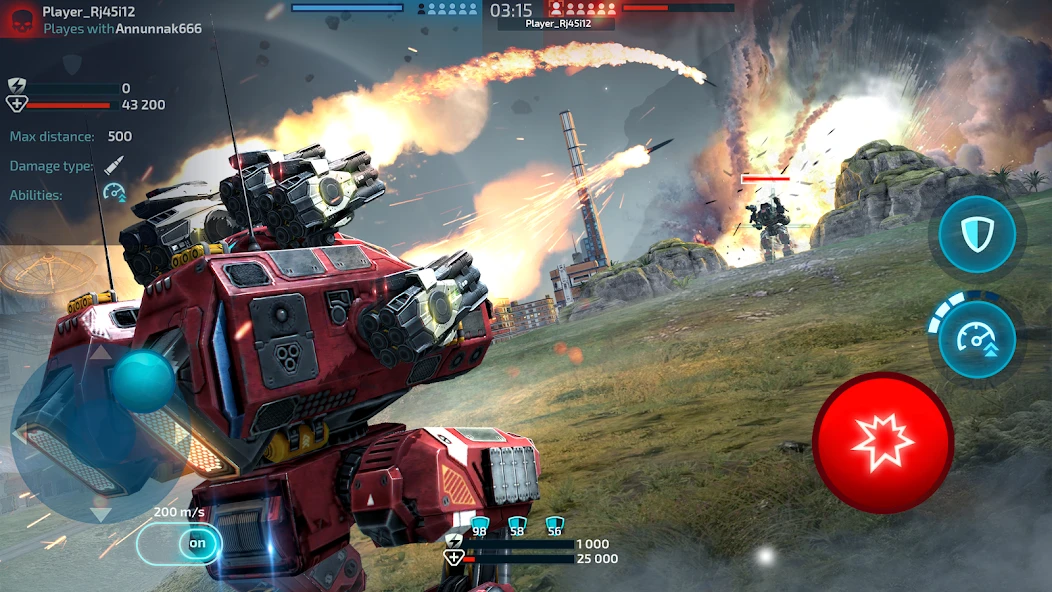 Robot Warfare: Mech battle screenshot 2