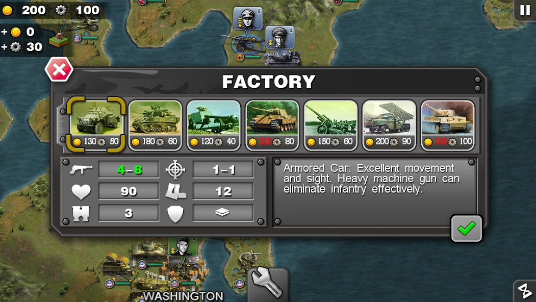 Glory of Generals HD screenshot 2