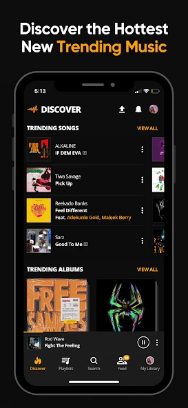 Audiomack: Download New Music Offline Free APK screenshot 3