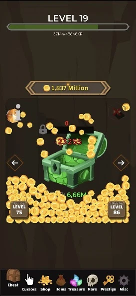 Treasure Chest Clicker – Idle APK screenshot 1