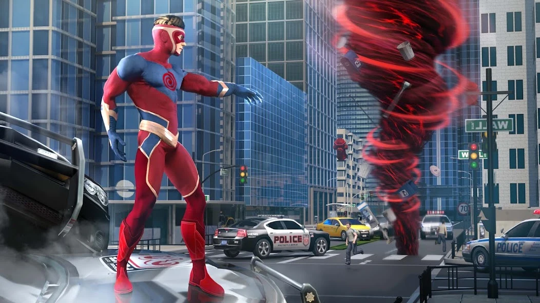 Hurricane Superhero : Wind Tornado Vegas Mafia screenshot 1