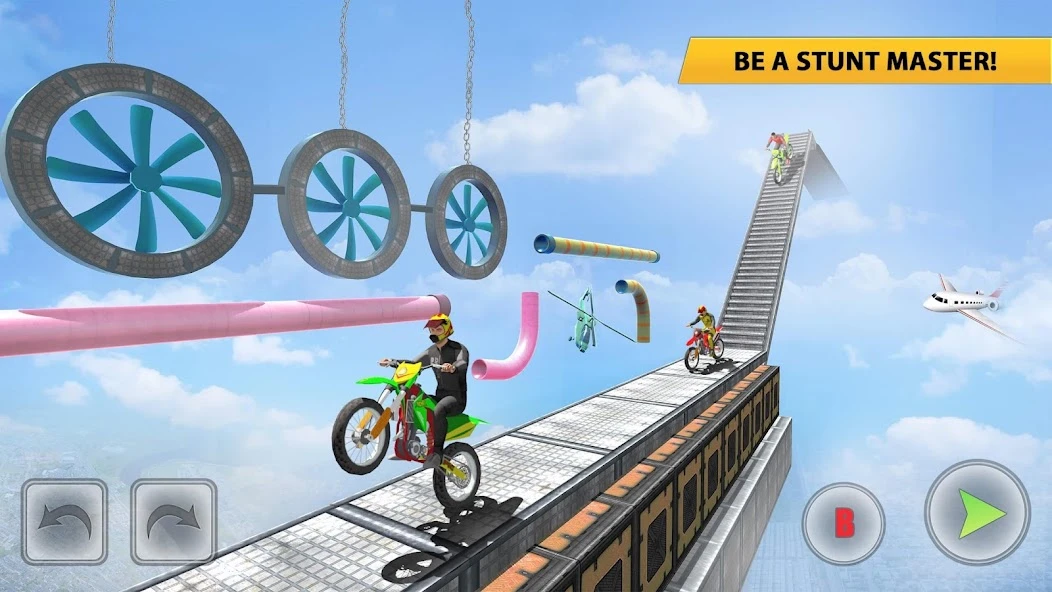 Tricky Bike Trail Stunt screenshot 2