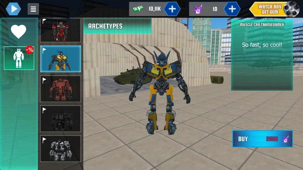 Robot Shark screenshot 2