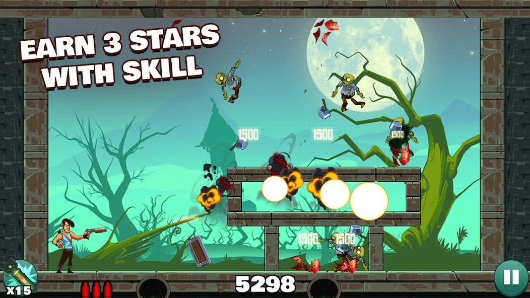 Download Stupid Zombies (MOD, Unlimited Air Strikes) 2.0.3 screenshot 3