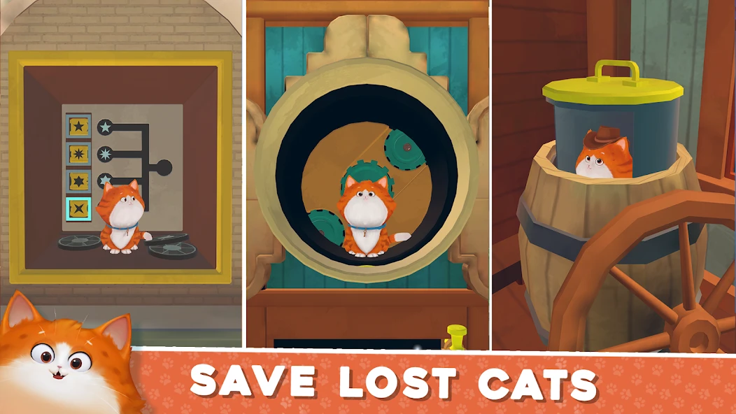 Cats in Time - Relaxing Puzzle Game screenshot 3