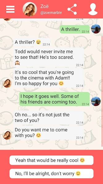 Hey Love Adam: Texting Game screenshot 5