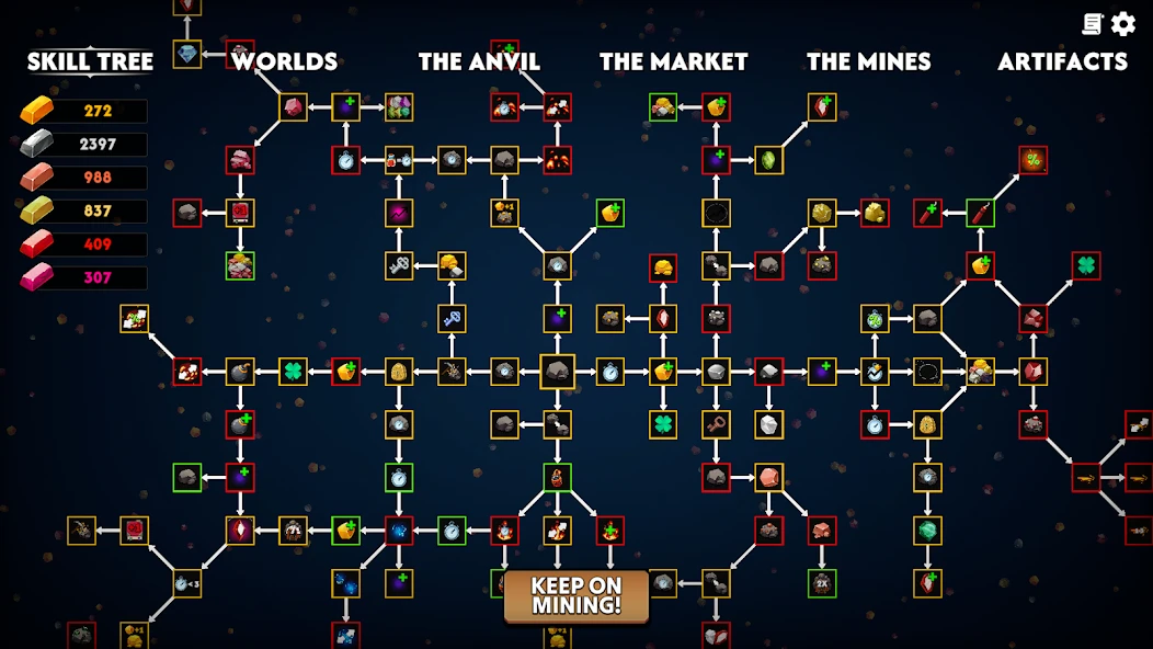 Keep on Mining! – Worlds APK screenshot 2