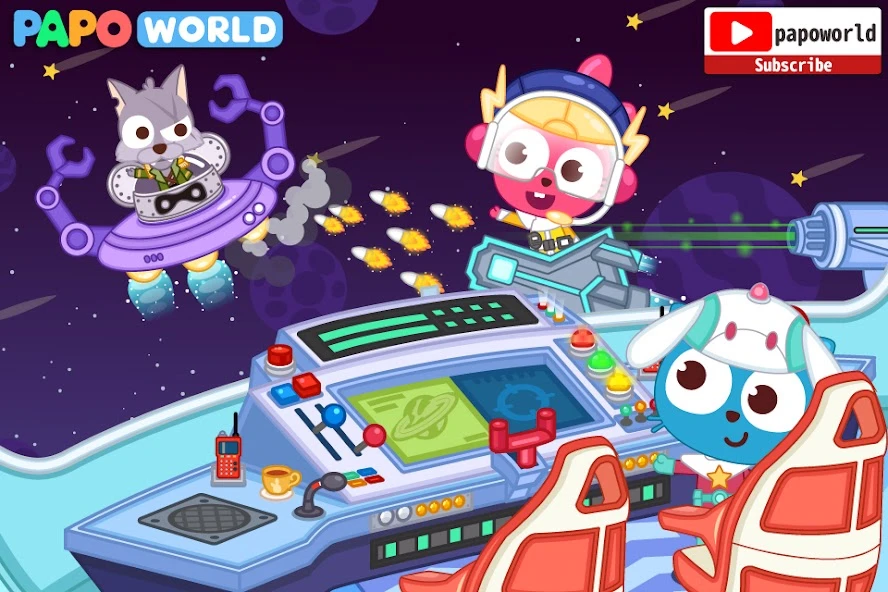 Papo Town Spaceship APK screenshot 1