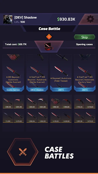 Case Battle: Skins Simulator – Idle Clicker Games screenshot 5