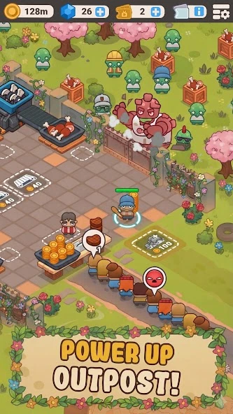 Idle Outpost: Upgrade Games APK screenshot 4