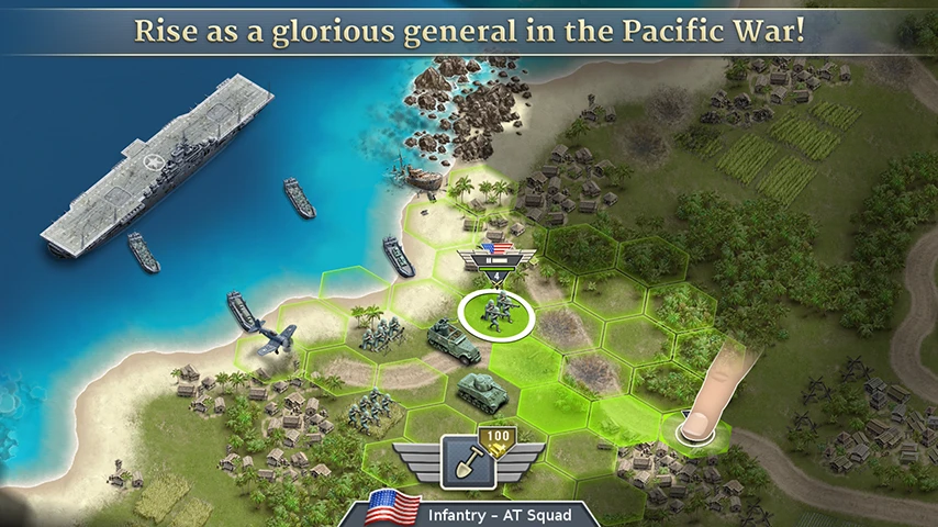 1942 Pacific Front - a WW2 Strategy War Game screenshot 1
