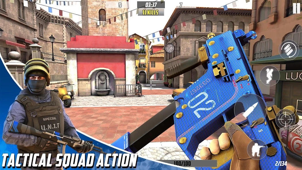 Hazmob FPS : Online multiplayer fps shooting game screenshot 1
