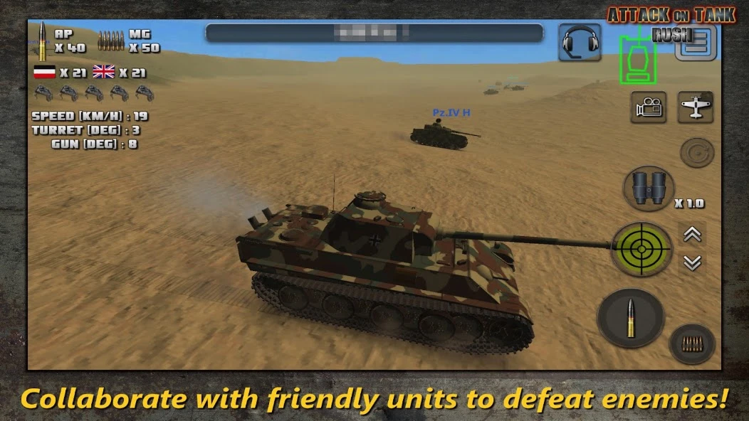 Attack on Tank : Rush - World War 2 Heroes screenshot 3