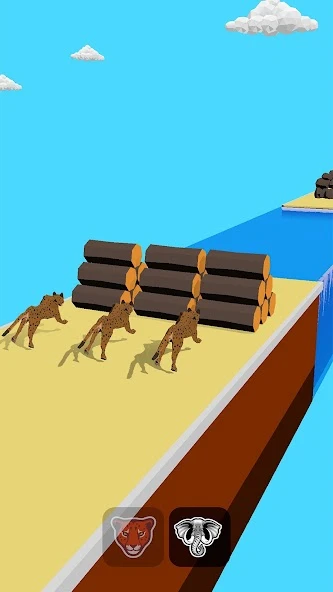 Animal Transform Race - Epic Race 3D screenshot 1