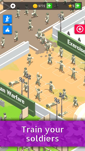 Idle Army Base screenshot 2