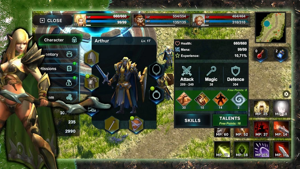 Fantasy Heroes: Legendary Raid RPG Action Offline screenshot 3